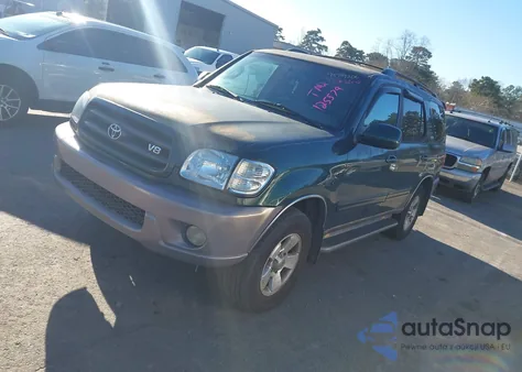 2002 Toyota Sequoia Sr5 V8 from USA, damaged, VIN 5TDZT34A92S125579